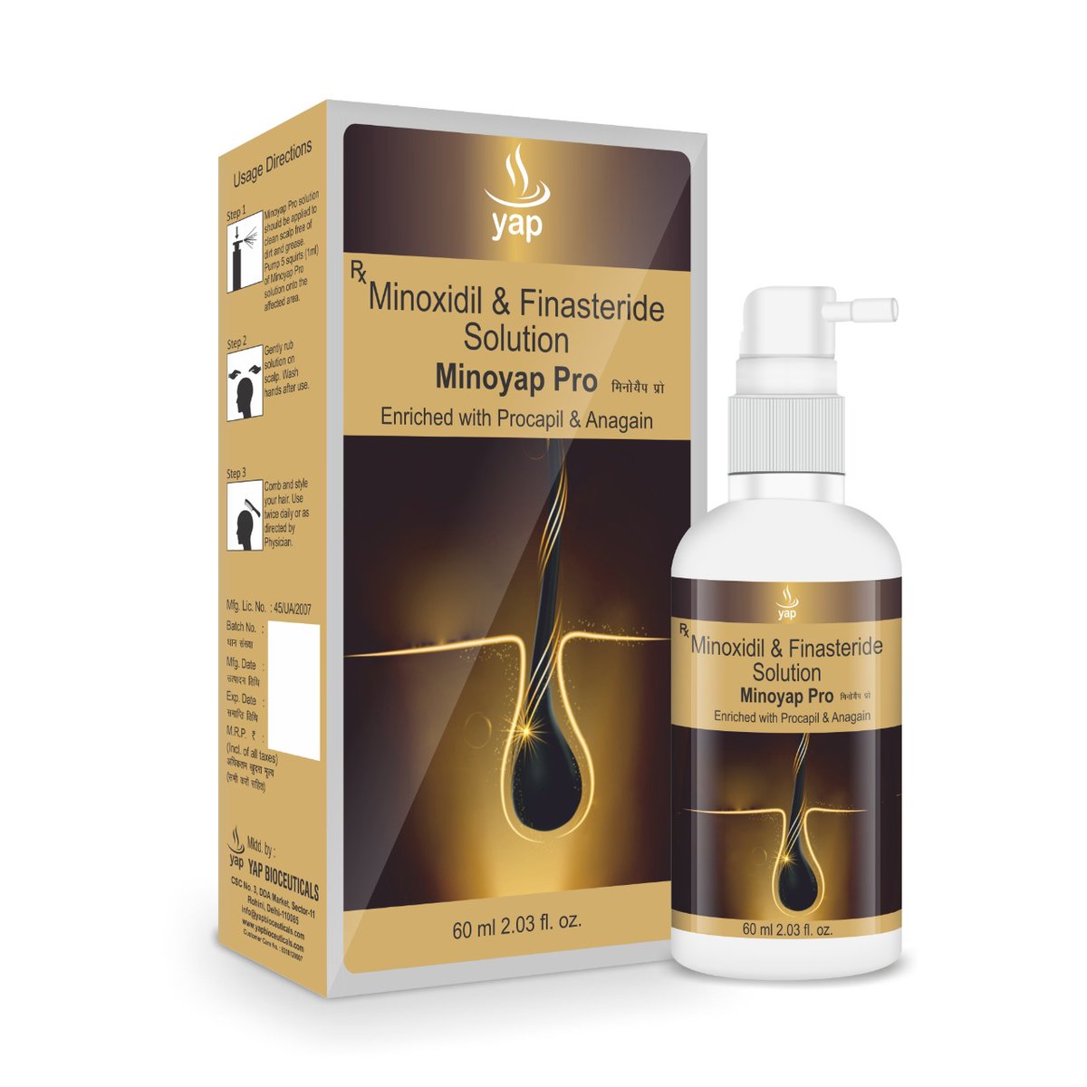 ✨Minoyap Pro Hair serum hair regrowth treatment, Serum for hair growth, hair care products Minoxidil enriched with Procapil and Finasteride.

yapbioceuticals.com/product/minoya…

#YCL #YAP #skincare #personalcare #healthcare #dermatology #cosmetics #haircare #hairserum