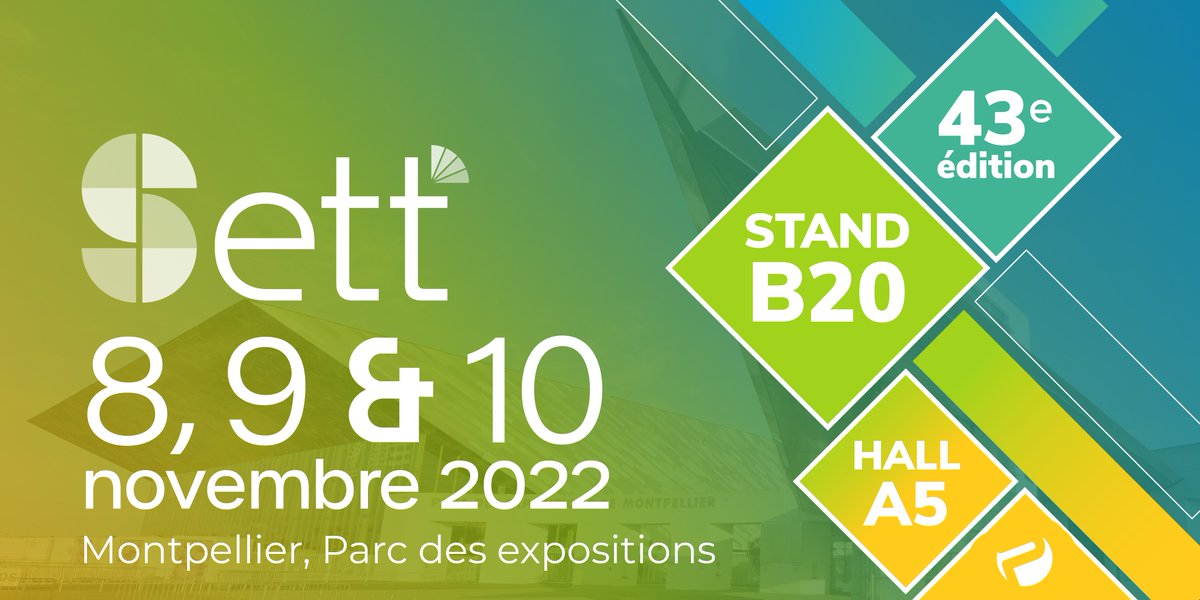 [SALON 📆]

👥  Rendez-vous à #Montpellier pour la 43ème édition du Salon des Équipements et Techniques du Tourisme les 8,9 &amp; 10 Novembre 2022.

📍 Retrouvez-nous au Stand B20 - Hall A5
#salon #PUM #SETT