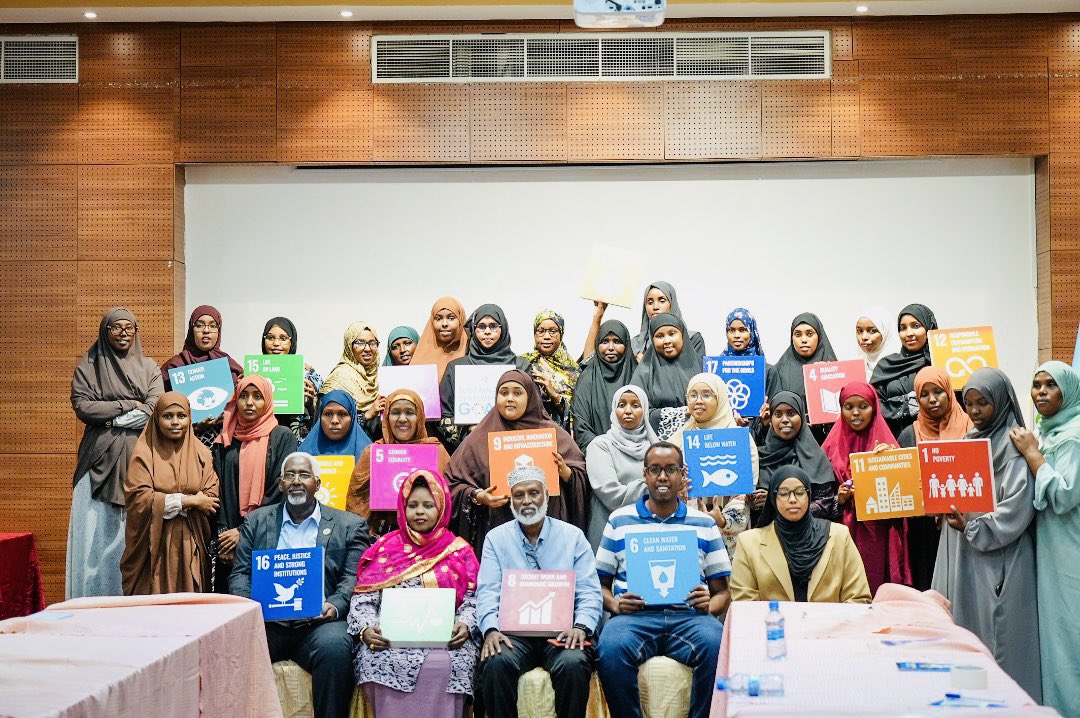adam_rage's tweet photo. It was a privilege to arrange such fantastic workshop on the role of CSOs in achieving #SDG5 in Somalia; many thanks 🙏 to my team for conducting this workshop @Ikramabdiaziz1 @DrIdilMohammed1 @BideyOmar @CeshCentre @NinaViberg @SwedeninSomalia https://t.co/6YceERlSnf