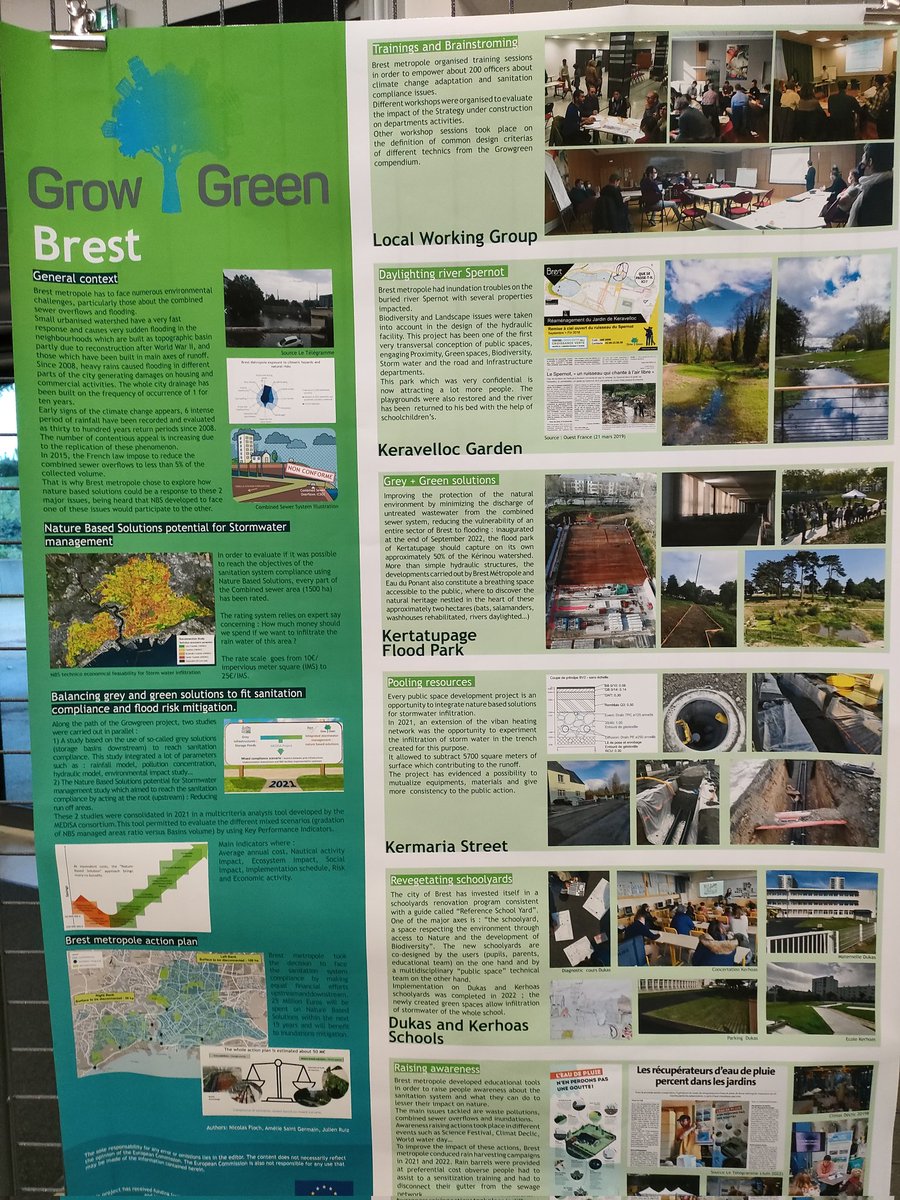 Ravie d'accueillir à <a href="/Oceanopolis_/">Océanopolis Brest</a> une centaine de participants venus de toute l'Europe🌐🇪🇺 pour le projet <a href="/GrowGreenCities/">GrowGreen</a>.🌳 En écho à la #COP27 locale de #Brest, nous finalisons ce programme de solutions basées sur la nature 💚🌱pour faire face au changement climatique🌊🌪️🌧️