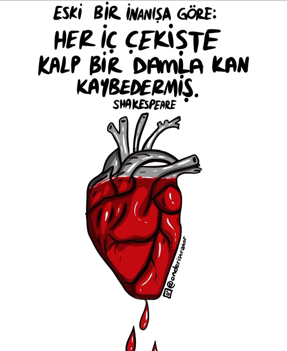 Kalbimde kan kalmadı mı yani