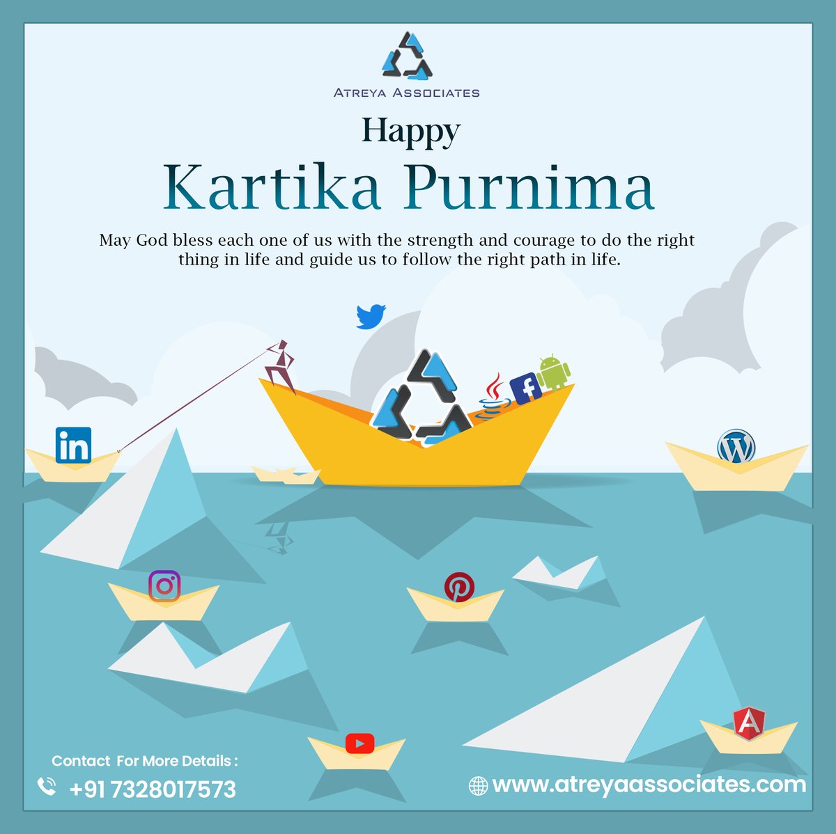 atreyaone's tweet photo. Wishing Everyone a Very Happy Kartika Purnima! May you find all the successes of life and all your dreams come true.

#AtreyaAssociates #HappyKartikaPurnima #Celebration https://t.co/XX5VBtOvFa