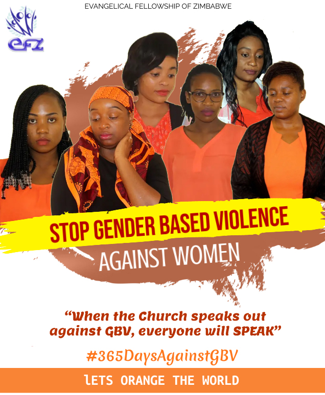 Women can not strive in the midst of violence. EFZ is calling upon all churches to speak out against GBV. Lets ORANGE the world. #EFZat60 #PrayEngageBuild #365DaysAgainstGBV #StopGBV #ChurchSpeakingOut