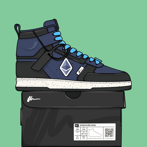 Signature Sneakers Highs #508 bought for 0.02 ETH by brandonkangfilms from MUSASABEAM opensea.io/assets/ethereu…