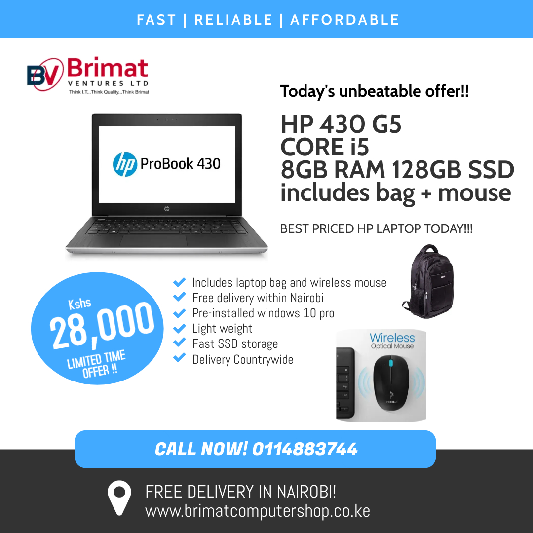 BrimatComputer's tweet photo. Our Combo offer lets you get a powerful laptop, laptop bag and wireless mouse for one small price of 28,000. Buy from our online shop: https://t.co/rcWR8sZ6jC. Call us on: 0114883744
NOTHING PERSONAL knh private wing #Nursing #PilotsFakingSickness #LUNA #ElonIsDestroyingTwitter https://t.co/YcH24xbcXU