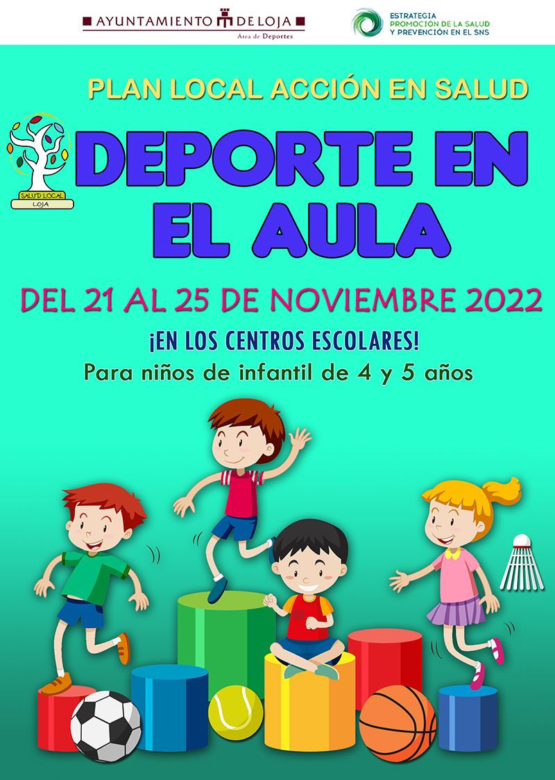 DEPORTE EN EL AULA.🤸‍♀️
☑️ Actividad dirigida a los cursos de infantil de 4 y 5 años, en la que se impartirá una sesión de actividad física en la clase, utilizando el mobiliario y material que hay en el aula.