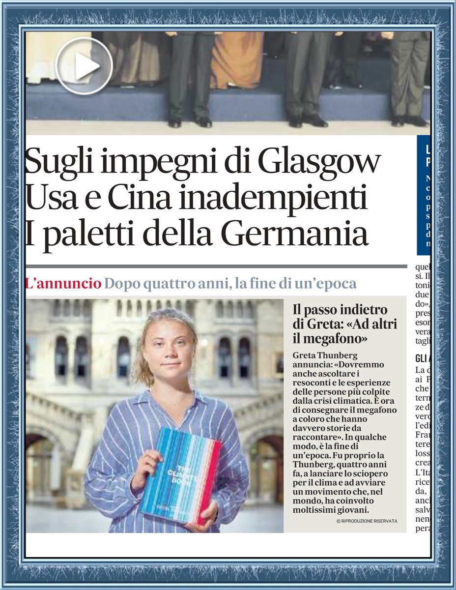 Se anche Greta Thumberg che è riuscita a mobilitare migliaia di giovani intorno al movimento #fridaysforfuture pensa di gettare la spugna sul tema ambientale, il “cambiamento” sarà ancora molto lento. Semmai ci sarà.