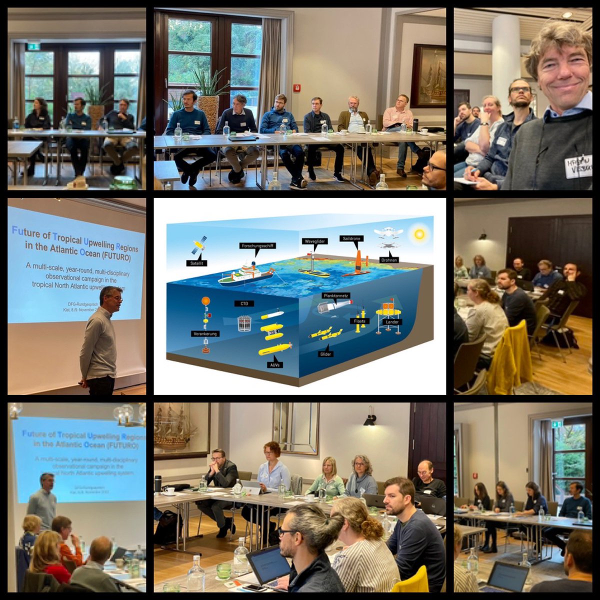 mvisbeck's tweet photo. First national discussion (#DFG Rundgespräch) on the concept for a #FUTURO campaign to study the ‚Future of Tropical Upwelling Regions in the Atlantic‘ with a major field campaign for a whole year 2026-2027 @GEOMAR_en @dfg_public @BMBF_Bund @Meeresforschung exiting times ahead https://t.co/9GyQsDV6ff