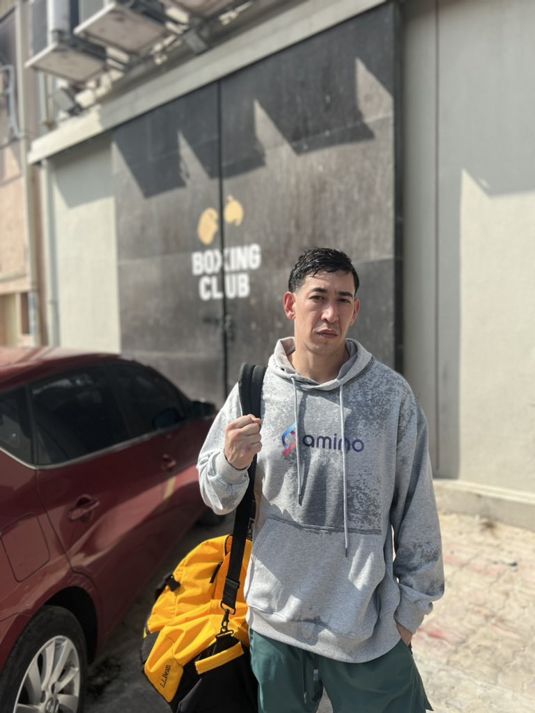koreanjewcrypto's tweet image. Just got first training sesh in. Getting used to this desert heat 🔥
Shout out to my sponsor @aminorewards