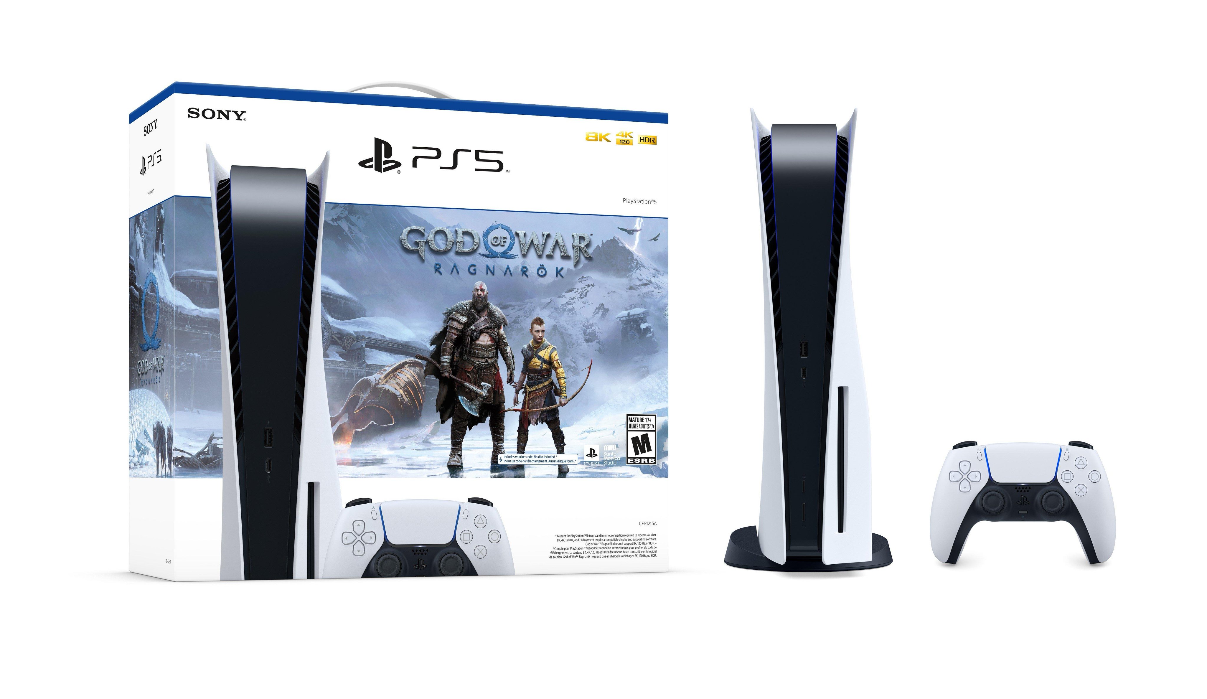 CONSOLE PLAYSTATION 5 + GOD OF WAR RAGNAROK