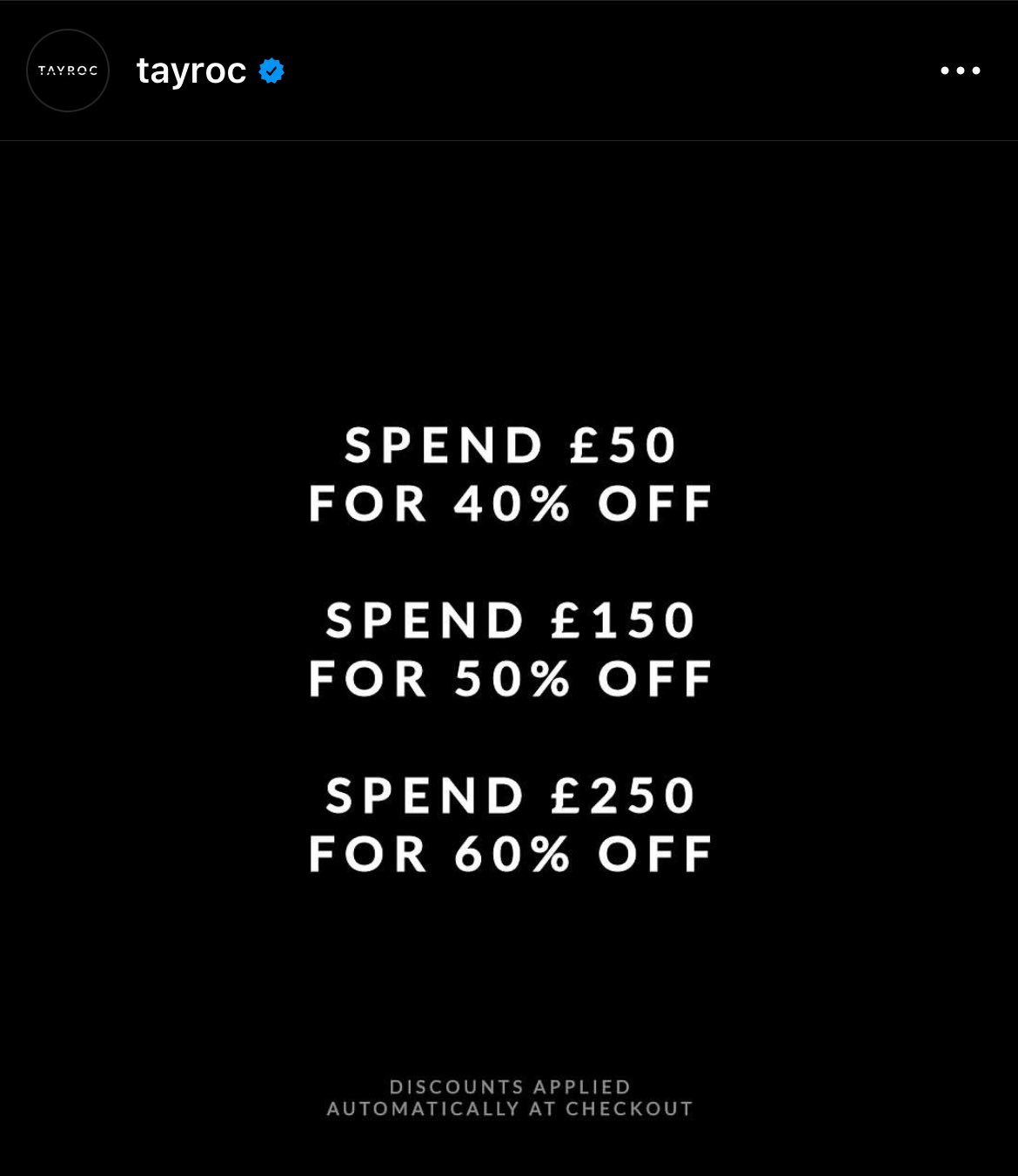 Tayroc 50 best sale off