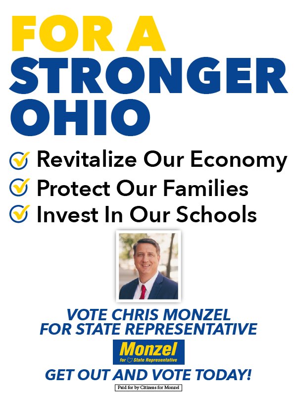 ChrisMonzel's tweet photo. Today’s the day! So grateful for everyone”s help and support! Please remember to vote 🗳 Monzel for State Representative District 28! 🇺🇸 @OhioHRA @HamCoGOP @ohiogop @AfpOhio https://t.co/SX0QocKKR1