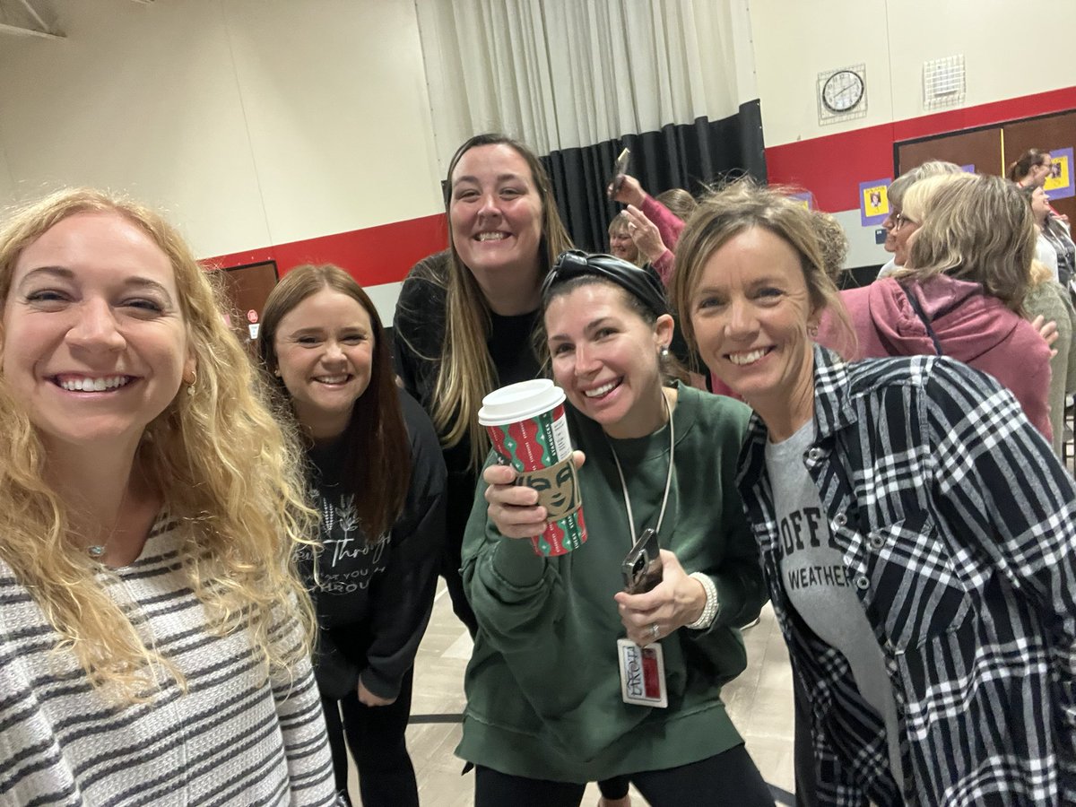 Early risers 🤩☕️@CounselorJenR <a href="/mrswinkle1st/">Amy Winkle</a> <a href="/MrsToddCECS/">Kasey Todd</a> <a href="/MissMorton/">Adara Morton</a> <a href="/Creeksidetweet/">Creekside ECS</a> #NeedToSucceedCECS #WEareLakota