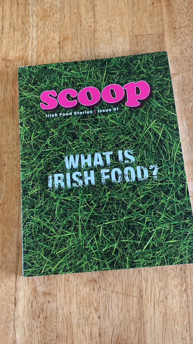 Look what arrived.. <a href="/scoopfoodmag/">Scoop</a> well worth a subscription to this lovely bi-annual magazine. Loads of long form articles on Irish food and beautiful photography. Major hat tip to @deelaffan <a href="/edibleireland/">Kristin Jensen</a> 🙌