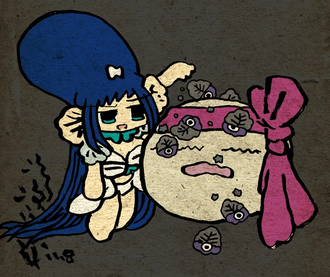 #毎日造物大女王さま 月を病気(月食じょうたい)にするのである 