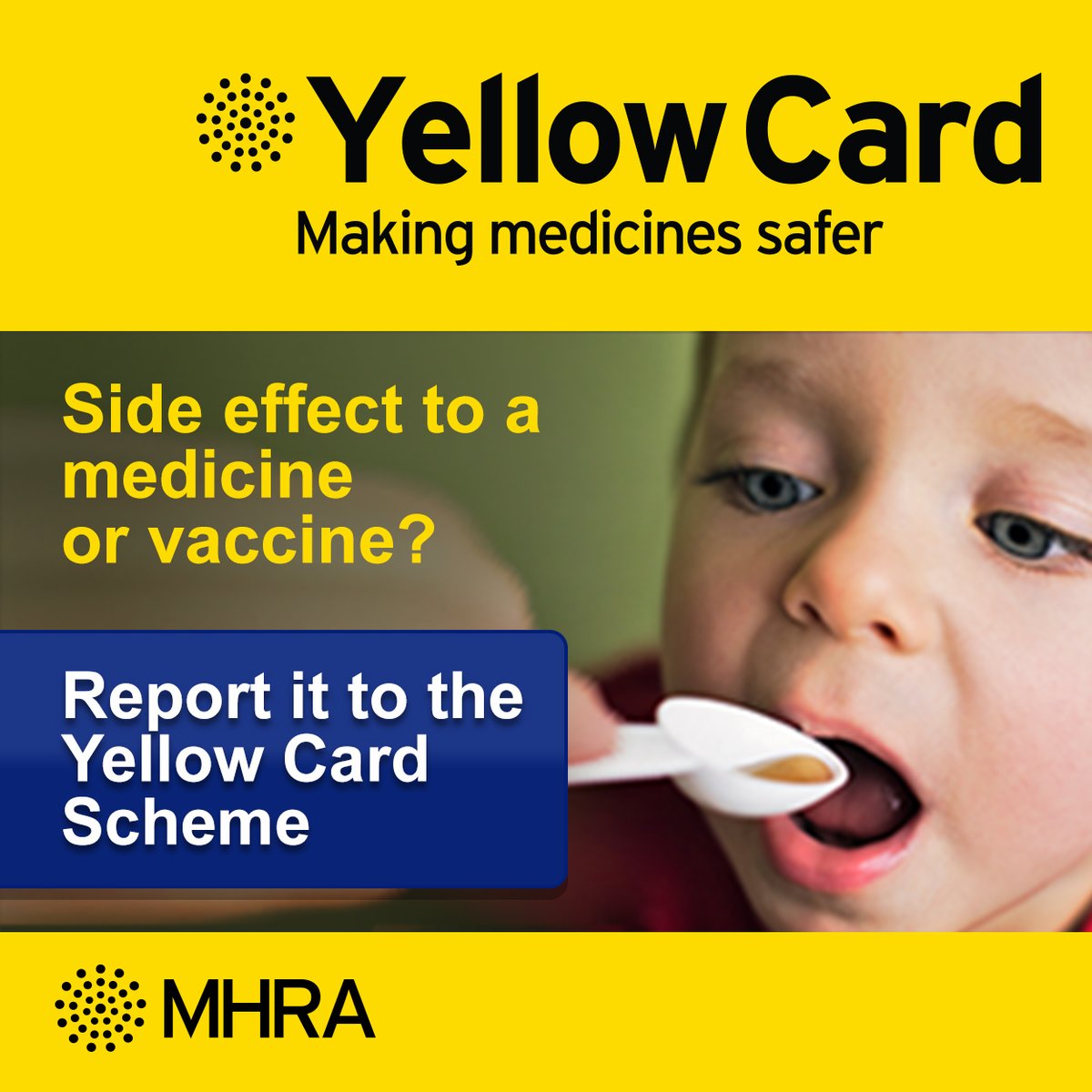 MedsForChildren's tweet photo. This week is #MedSafetyWeek💊👍

We are raising awareness of the importance of reporting suspected issues with medicines, medical devices &amp; other healthcare products to the UK's Yellow Card scheme.

Read more about why it is important &amp; how to report here: https://t.co/NBMUCNlr31 https://t.co/1wuVJS5Bua