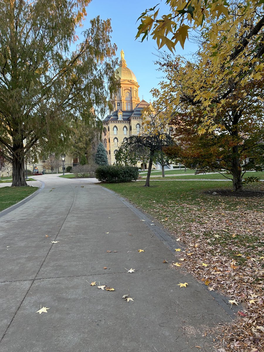 Greetings from Notre Dame! This a special place where love surrounds everyone!