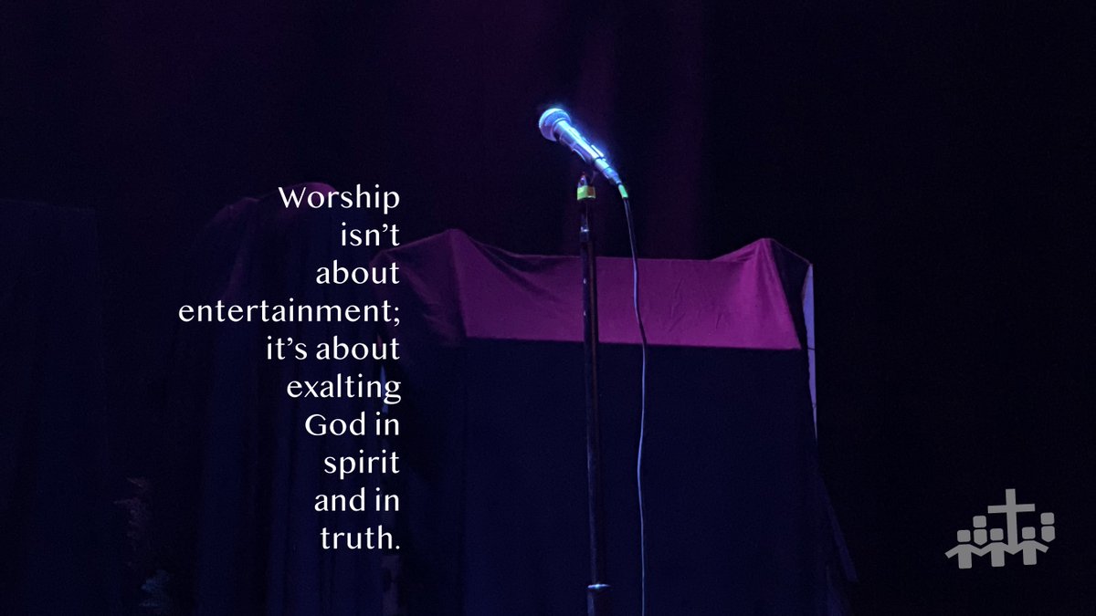 centralwiredorg's tweet photo. “Worship isn’t about entertainment; it’s about exalting God is spirit and in truth.”

#worship #focus https://t.co/nLdZoDYZi5