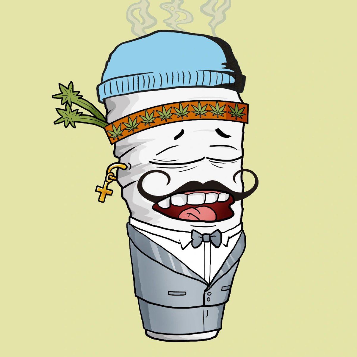 fashearn's tweet photo. https://t.co/SDM0vkaa2H

The Bored Cannabis Club is a limited NFT avatar project built on Ethereum. Only 4,200 Bored Joints &amp; Blunts exist, making them extremely scarce. https://t.co/HBi7OGeFjH