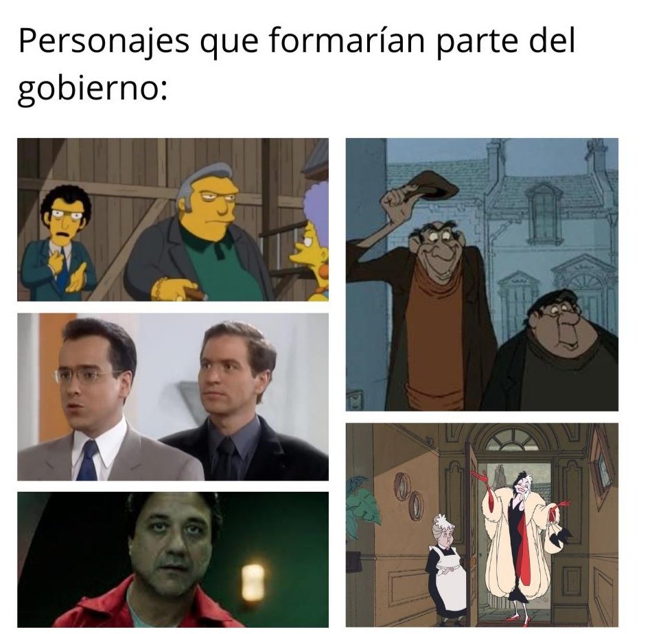 Personajes que formarían parte del gobierno actual: