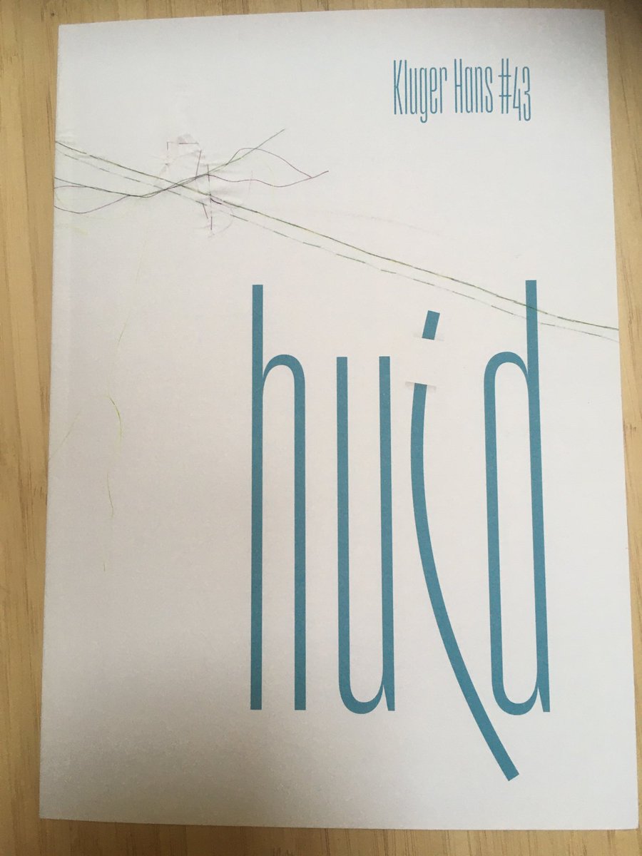 De nieuwe Kluger Hans ontvangen. #43 - huid. Hierin mijn verhaal ‘drie tinten’. #trots