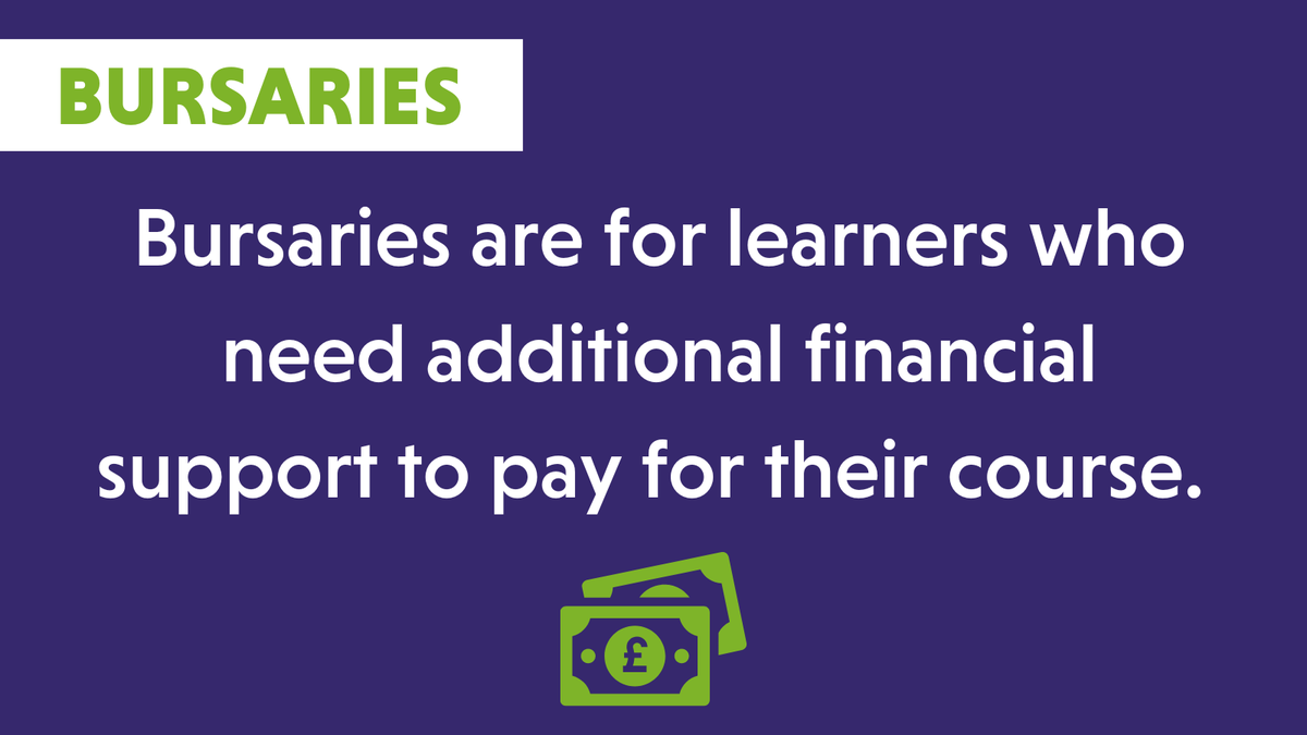 RHACC_College's tweet photo. Did you know...?
We offer a range of bursaries, concessions and discounts to support those in financial need while studying 💸
Find out more and check your eligibility https://t.co/8GPjf7fZEq
#TalkMoneyWeek #HelpWithFees https://t.co/Wxi0Y29N8y