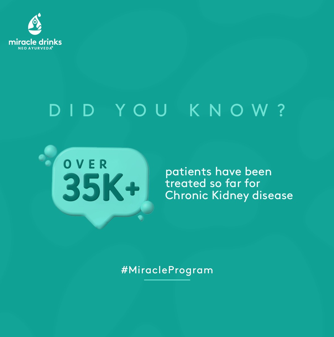 miracledrinksin's tweet image. Miracle Drinks is unstoppable in its ability to transform the lives of those suffering from chronic renal disease.

#MiracleDrinks #MiracleProgram #NeoAyurveda #Ayurvedic #Organic #RenalCare #healthyliving #stayhealthyandfit