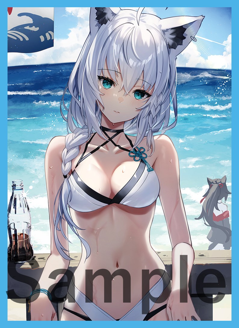 SC2022Autumn2nd/サンクリ/エアエアサンクリ新作情報
「フブキ」のスリーブとプレイマットになります。イラストはスコッティ様(@Sco_ttie)になります! 