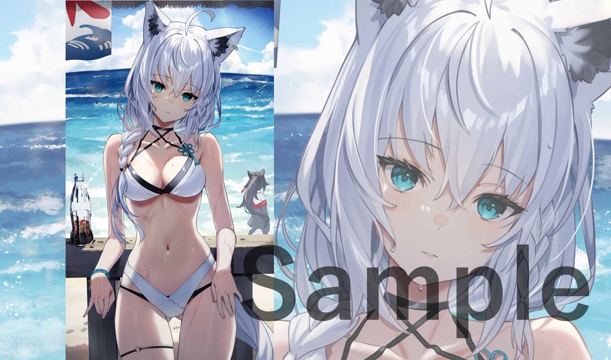 SC2022Autumn2nd/サンクリ/エアエアサンクリ新作情報
「フブキ」のスリーブとプレイマットになります。イラストはスコッティ様(@Sco_ttie)になります! 