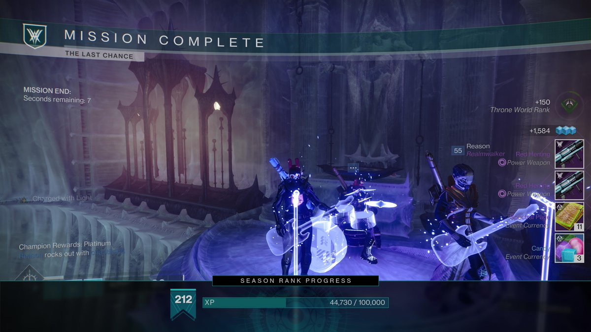 "Multiplayer Emote" playing their hit song "Lightblade" out now through Sony... #PS5Share, #Destiny2