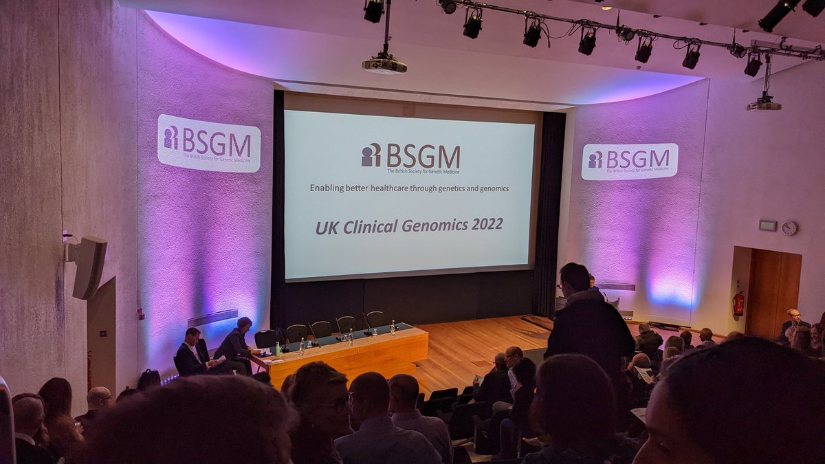 DrATibbo's tweet photo. Great presentations and discussions about Clinical Genomics in the UK! #BSGM2022 https://t.co/OZmCo6Mvmv