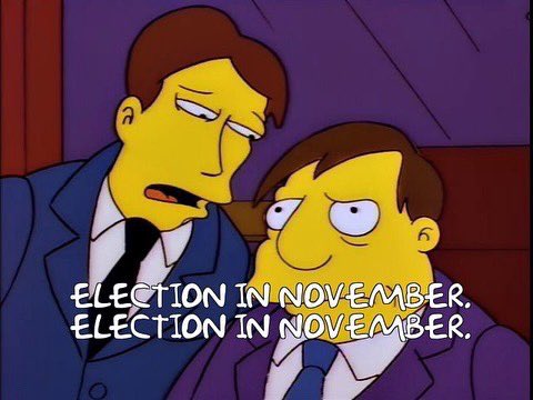 Simpsonspalooza's tweet photo. #ElectionDay #TheSimpsons #Democracy #mayorquimby https://t.co/LsT7ulzePH