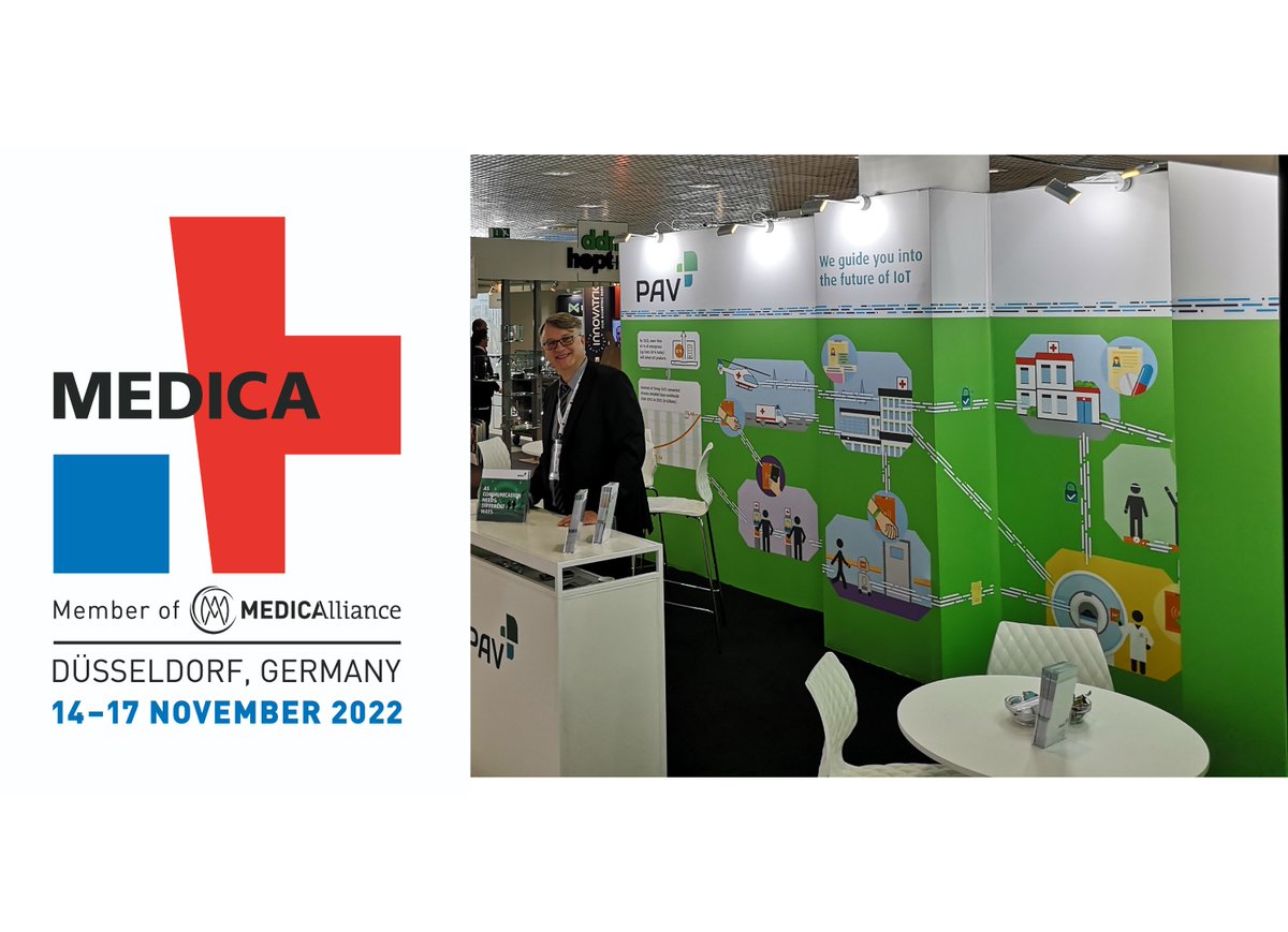 PAVbrand's tweet photo. Wir freuen uns auf die Teilnahme als Aussteller auf der int. Medizin-Messe MEDICA 2022 in #Düsseldorf. Hier präsentieren wir unser Produktportfolio für das #Gesundheitswesen – von OP-/FFP2-#Masken, über Zutrittskontrollkarten bis hin zu unserer #Praxismanagementsoftware #DocSuite https://t.co/wKKMf4Mbx5