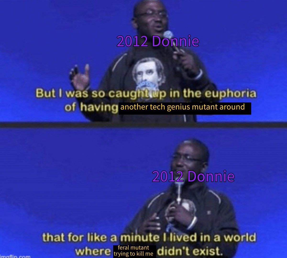 NicoForLifeBB's tweet photo. *throws you a chapter 4 meme*

https://t.co/8sftHs6WfY

#rottmnt #SaveRiseofTMNT #rottmntmemes #rottmntfanfic #2012tmnt #tmnt2012 #tmntcrossover #tmntdonnie https://t.co/llHNdLYJQI