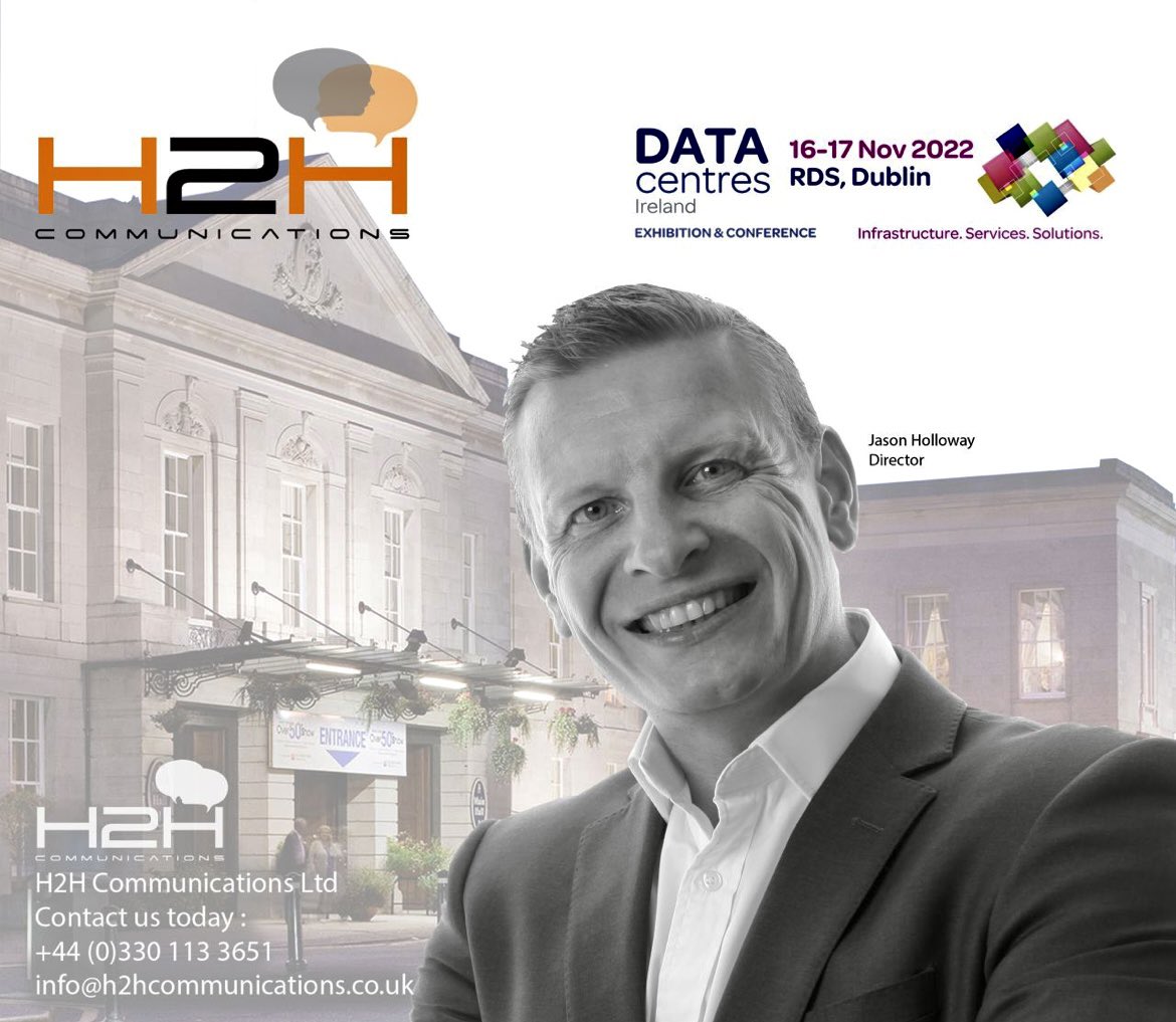 H2HComms's tweet photo. Jason Holloway, Director at H2H Communications Ltd will be visiting Data Centres Ireland  next week. Feel free to reach out to Jason to discuss any lead generation, telemarketing, marketing, or event support requirements you might have. #DCIreland_Expo https://t.co/Cfb1Gd4UcS