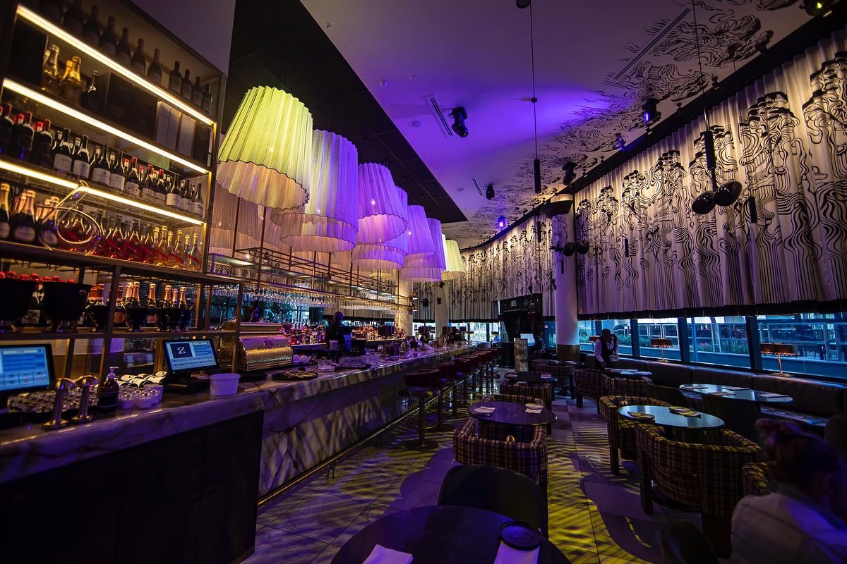 Robelighting's tweet photo. Located in Sandton, Johannesburg, Zioux is a fusion of carefully curated cocktails, food & music with a unique interior design where lighting is integral to creating the ambience so @DWRDistribution specified @Robelighting #LEDBeam150 & #SPOTE to make the atmosphere special. https://t.co/o7arIJPHxT
