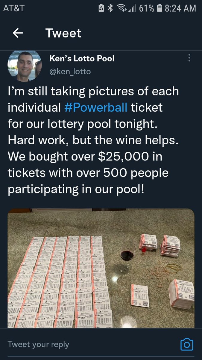 rtjon14's tweet photo. @NFALLDAY_ Looks like what you have is a cut and paste photo LOL. OMG How pathetic....feel sorry for you bro #powerball https://t.co/8NlVffwgdV