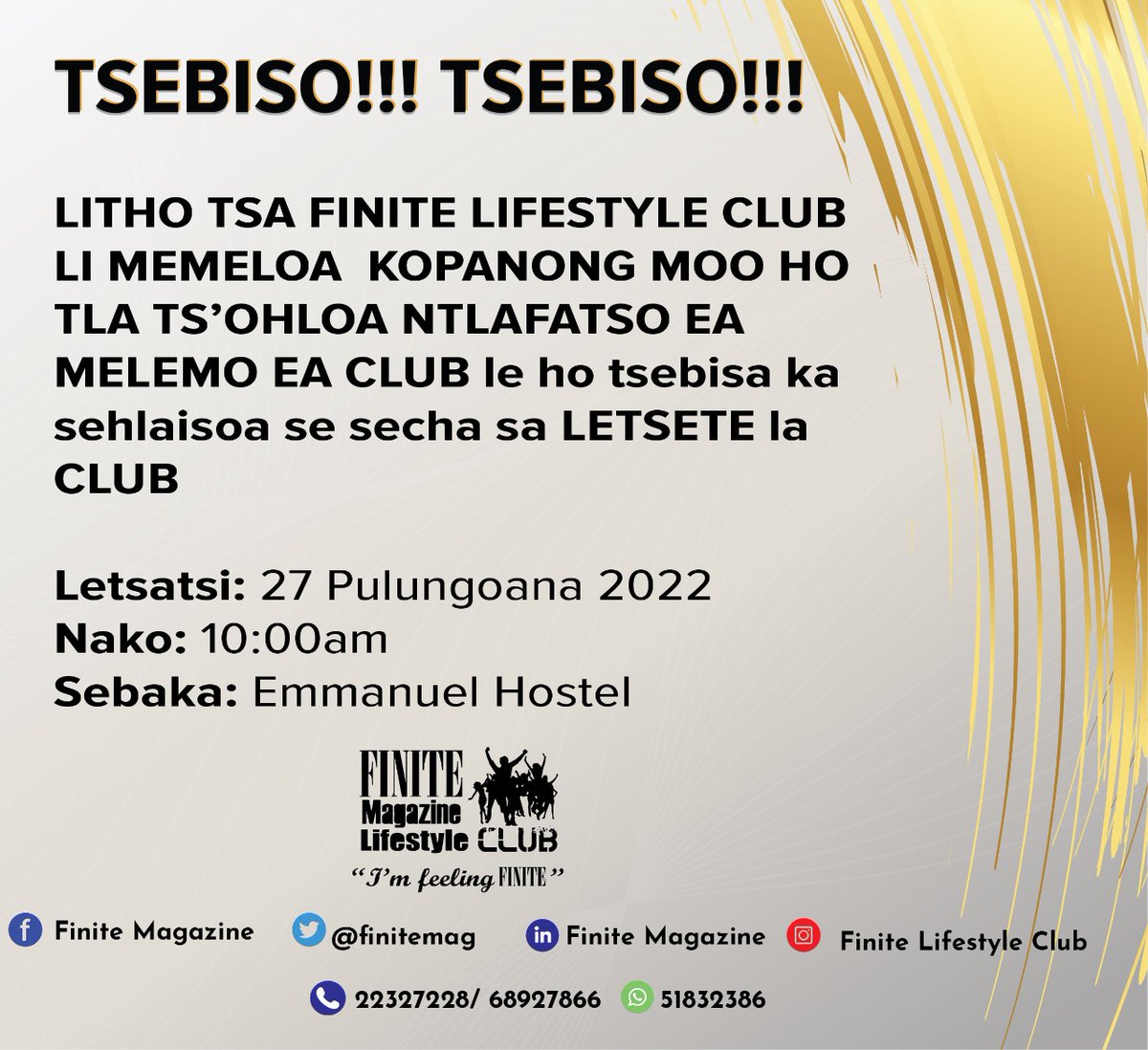 Finite Magazine Lifestyle Club tweet media
