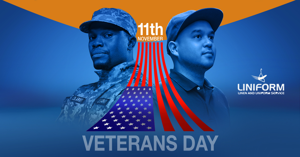 Your sacrifices will never go unnoticed. Happy #VeteransDay from Liniform. 🇺🇸