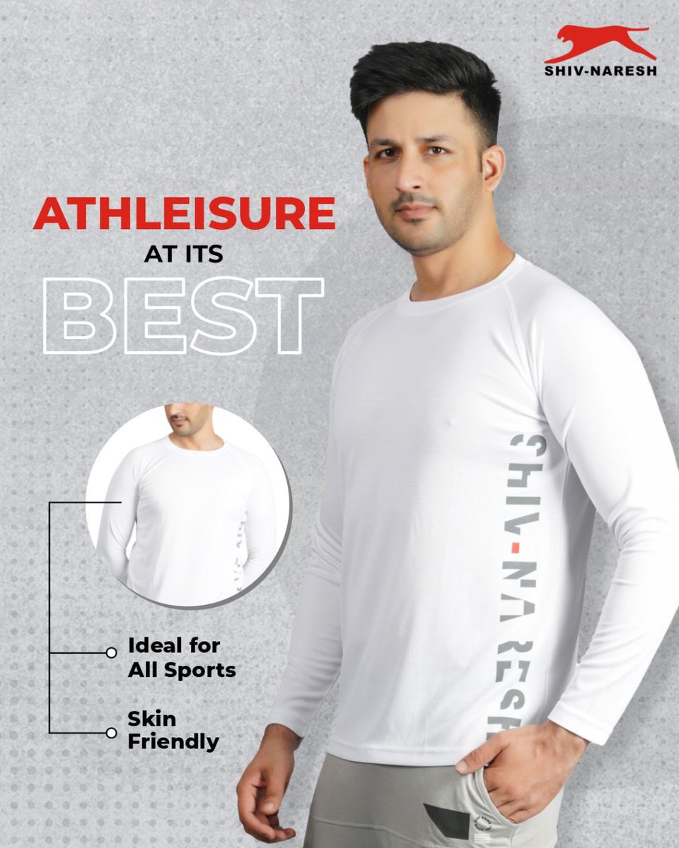 With our track suits, bring your game to the best. 
.
.
To Buy Visit shivnaresh.in or call 9870560097    
.
.
#shivnaresh #sportswear #newcollection #autumncollection #autumncollection2022 #newproducts #fullsleevestshirt #sportylook #sportstshirts #tshirt #tshirts