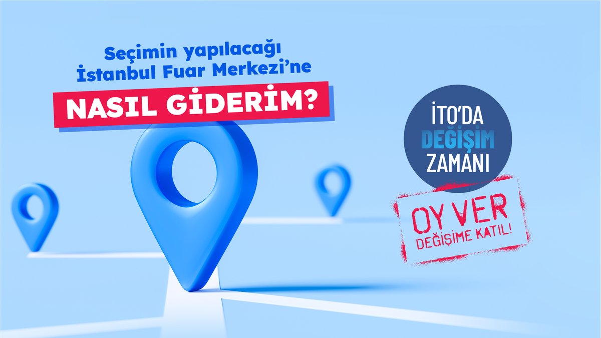 itodadegisim's tweet photo. Yarın, sandık başına gidip Mavi Liste'ye oy vermek için çeşitli ulaşım alternatiflerinden birini seçmeniz yeterli! 😊

#ito #istanbulticaretodası #itodadeğişim https://t.co/w0mSuOXdTb