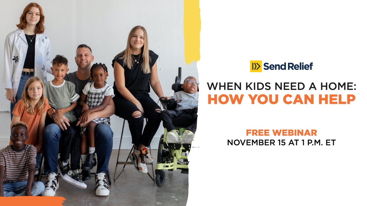 You won't want to miss this! ⤵️

In one week, <a href="/shane_pruitt78/">Shane Pruitt</a>, @pruittpackmama &amp; Send Relief partner Carly Souza are hosting a FREE webinar on how your church can serve kids in the foster care system.

👉 Register now! bit.ly/3S1VtLo