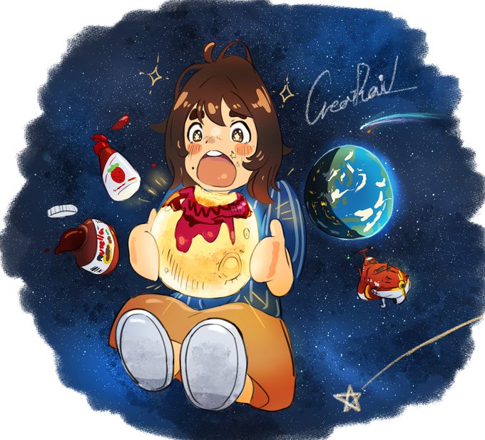 「brown hair earth (planet)」 illustration images(Latest)