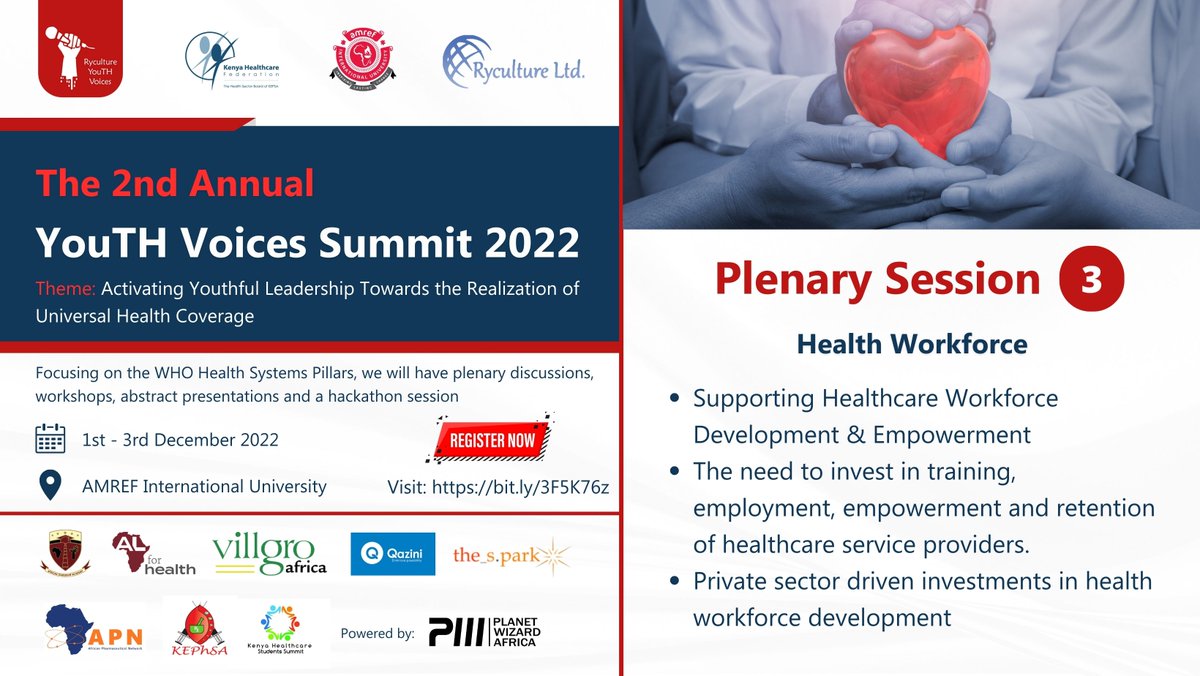 RycultureHealth's tweet image. Health systems can only function with healthcare workers. According to the Human Resource for Health Policy Brief by the Ministry of Health,  Kenya has a ratio of 13.8 doctors per 10,000 people, indicating there is a shortage of employed healthcare workers in Kenya.