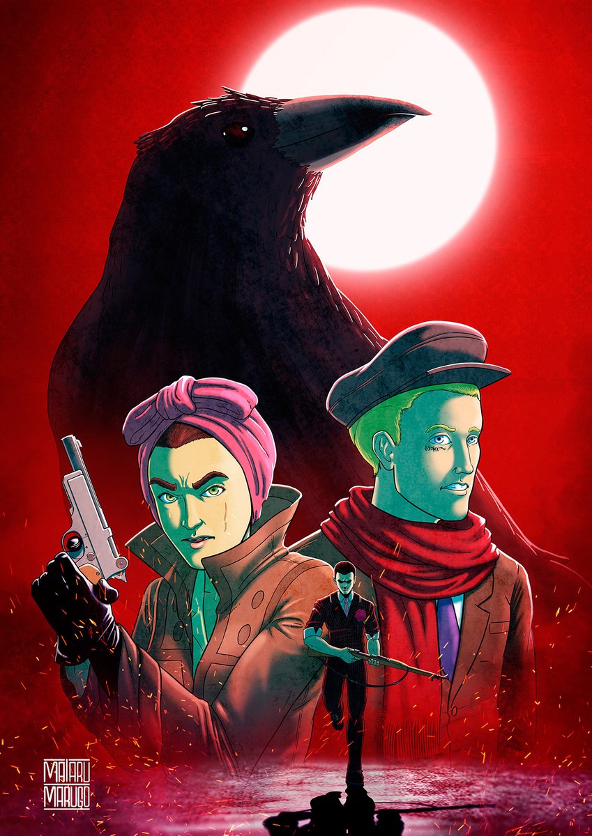 fermaiaru's tweet photo. Illustration for the 2nd anniversary of Ignota (2018). Pencils by Estanislao Marugo.
#ComicArt #comiccover #coverart #Ignota https://t.co/kujPUh0dQi