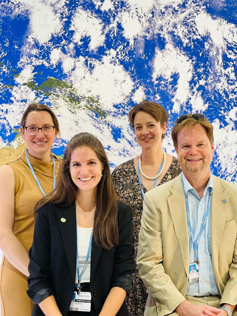 SSEinitiative's tweet photo. The Sustainable Stock Exchange team at COP27 preparing for Finance Day conversations tomorrow.

#capitalmarkets #climatetransition #cop27egypt #COP27 #SustainableFinance #Climate #financeday #stockexchanges @UNFCCC @unctad @DrAnthonyMiller @Tiffgrabski @corli_leroux https://t.co/RMrGbupaad