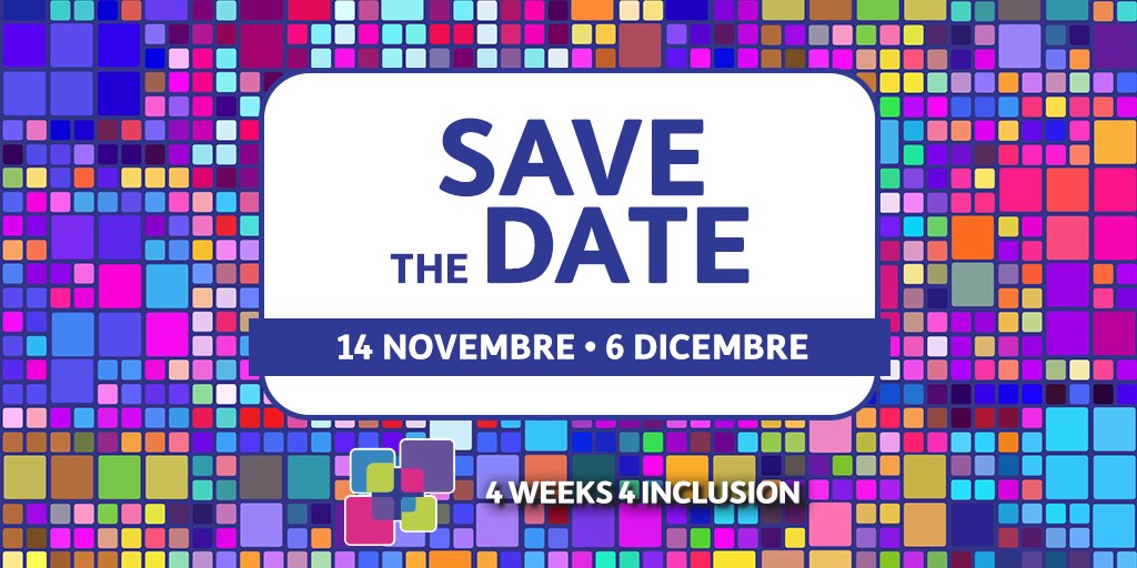 Sta per tornare il più grande evento interaziendale dedicato all’inclusione! 📣
 
🗓️ Dal 14 novembre al 6 dicembre al via la 3° edizione di #4W4I che quest’anno vedrà impegnati 250 partner tra imprese, università, associazioni ed enti no profit.

👉 4w4i.it