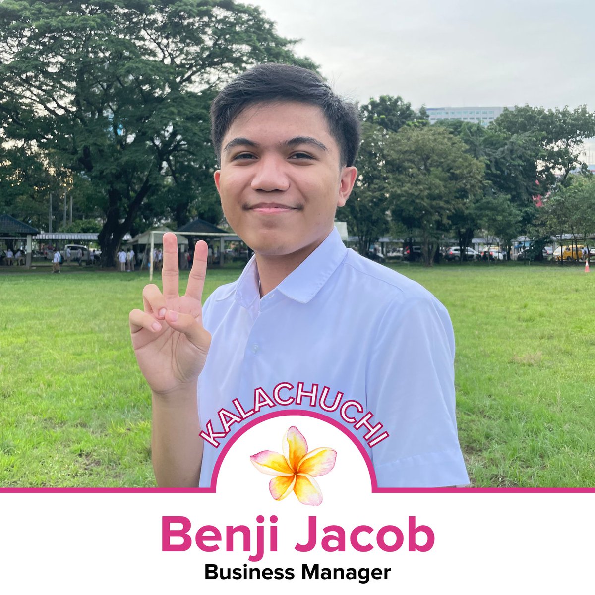 benji_jacob_'s tweet photo. 🌸 A new chapter is being written; a new chapter is in bloom. 🌸

I am Benjamin Jacob from Batch 2024 running for the position of Business Manager for the Student Council of PSHS-MC this A.Y. 2022-2023 under the party KALACHUCHI https://t.co/YfFA2WjidE