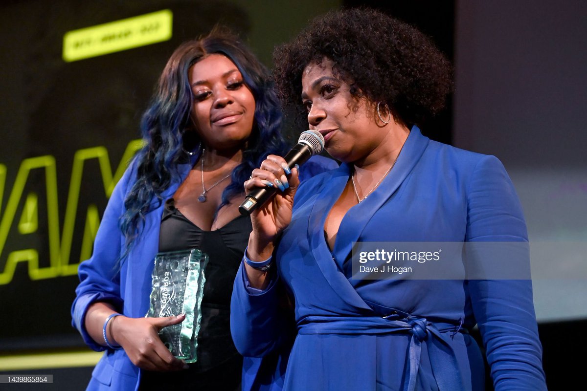 NolanColeen's tweet photo. A very emotional night at last night’s #MITSAward, with @brenda_edwards and her daughter Tanisha accepting the MITS 2022 Award for Jamal ❤️ https://t.co/e4Hpipfrsr