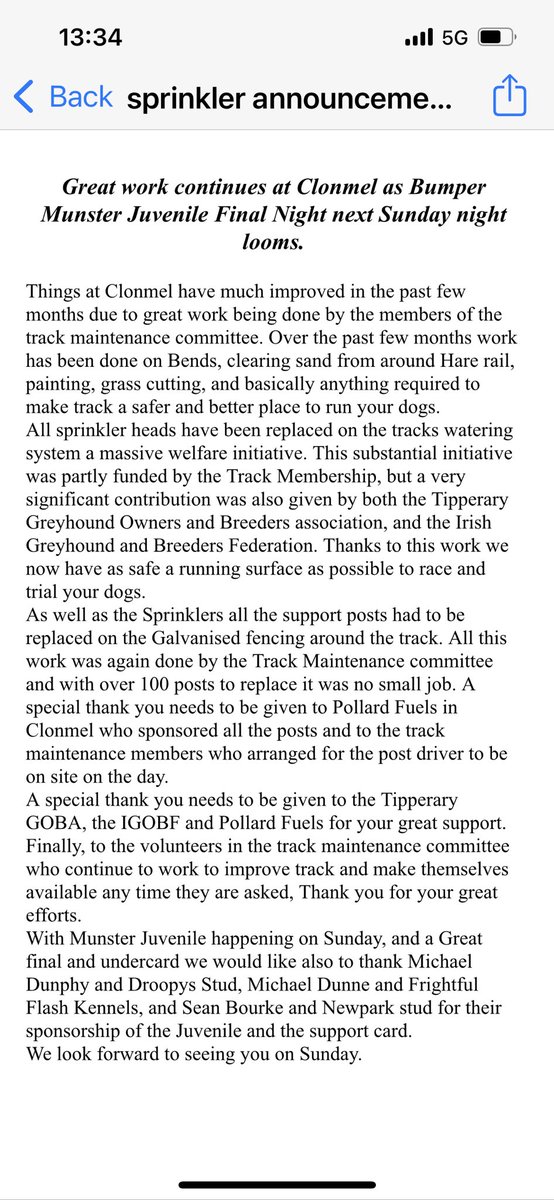 Clonmel Greyhounds tweet media
